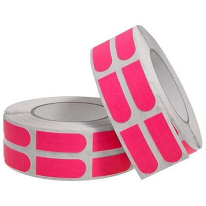 Picture of Turbo Grip Strips Tape Pink 3/4" Precut Fitting Tape 500 Count Roll