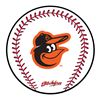 Picture of KR Strikeforce MLB Baltimore Orioles Round Baseball Shammy