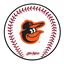 Picture of KR Strikeforce MLB Baltimore Orioles Round Baseball Shammy