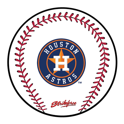 Picture of KR Strikeforce MLB Houston Astros Round Baseball Shammy