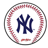 Picture of KR Strikeforce MLB New York Yankees Round Baseball Shammy