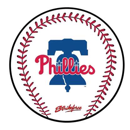 Picture of KR Strikeforce MLB Philadelphia Phillies Round Baseball Shammy