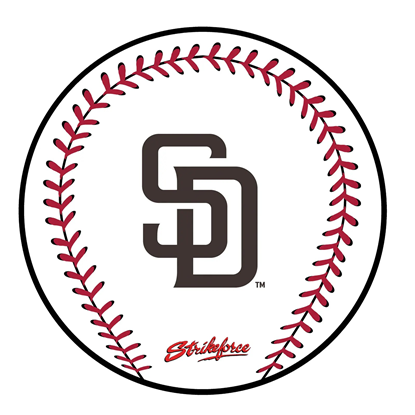 Picture of KR Strikeforce MLB San Diego Padres Round Baseball Shammy