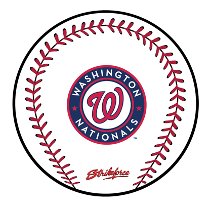 Picture of KR Strikeforce MLB Washington Nationals Round Baseball Shammy