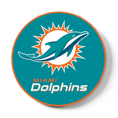 Picture of KR Strikeforce NFL Miami Dolphins Round Rubber Bowling Shammy