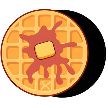 Picture of KR Strikeforce Round Shammy Leather Pad Waffle