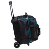 Picture of Storm Streamline 2 Ball Roller Diamond Black Aqua Bowling Bag