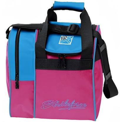 Picture of KR Rook 1 Ball Single Tote Pink Sky Blue Bowling Bag
