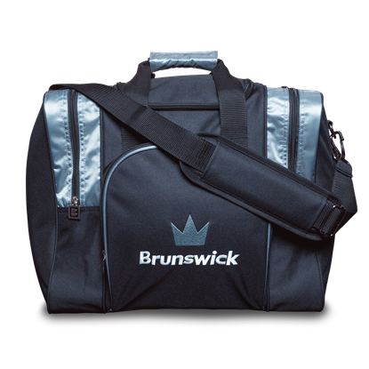Picture of Brunswick Attack 1 Ball Tote Single Grey Bowling Bag