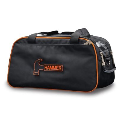 Picture of Hammer Premium Orange Black Double Tote 2 Ball Bowling Bag
