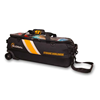 Picture of 900 Global 3 Ball Travel Tote Black Gold Bowling Bag